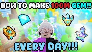 Pet Sim 99 How To Make 100m Gems EVERYDAY!