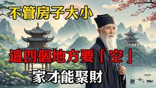 福人居福宅！不管房子大小，這4個地方要「空」，家才能聚財。#修行思維 #修行 #福報 #禪 #道德經 #覺醒 #開悟 #禅修