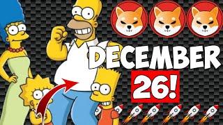 SIMPSON'S PREDICT SHIBA INU COIN PRICE ON DECEMBER 26, 2024!! - SHIB KAI