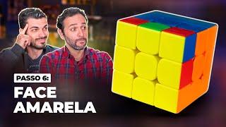 COMO montar um CUBO MÁGICO - Passo 6: Face amarela