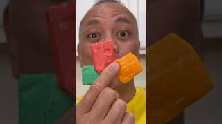  ASMR WARHEADS SOUR! TAFFY CANDY (3 TROPICAL FLAVORS) AND EATING SOUNDS  #asmr #shorts