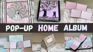 Pop-Up Photo Album HOME | Interactive Handmade Scrapbook