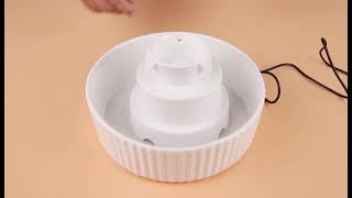 How to assembly Cup Cake Ceramic Cat Fountain