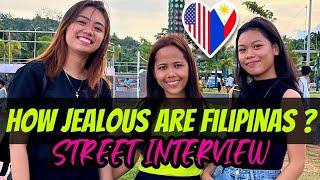 How Jealous Are Filipinas? [Street Interviews] Legazpi Philippines