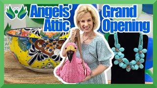 NEW Thrift Shop! Angels' Attic Grand Opening is full of fabulous finds. Home decor deals and more.