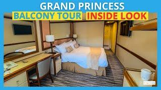 Grand Princess Review of Balcony B736 Cabin