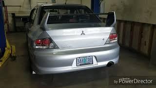 2005 Evo VIII - stock vs Tomei Expreme Titanium catback exhaust