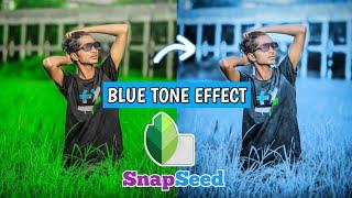 Snapseed Blue Tone Effect || Snapseed Tricks Tutorial