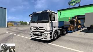 Ruta Con Una Topadora Z35K De 39 Toneladas a Limoges | #22 ETS2 Euro Tour