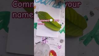 leaf  name art #trending #art #adoreble