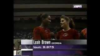 LEAH BROWN - VAULT - 1997 - NATIONAL VAULT CHAMPION