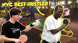 I Challenged The STRONGEST Ping Pong Hustler in New York!