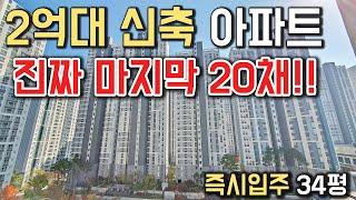 2억대 신축 아파트 마지막 20채가 전부! 즉시입주 34평 새아파트 수도권 1호선 미분양줍줍 30평대 아파트 한양수자인에코시티