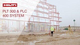 INTRODUCING Hilti's easy to use PLT 300 and PLC 400 jobsite layout system