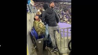 Only in Baltimore Presents: Ravens Fans get into it. One ends up walking on the other.