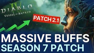 Diablo 4 | MASSIVE BUFFS & Änderungen in Season 7! | Patch 2.1