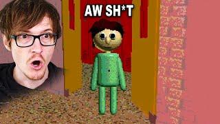 Baldi's Basics but we are NULL and we must catch the player