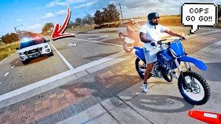 COPS GET OUT THE CAR TO CHASE US ! | BRAAP VLOGS
