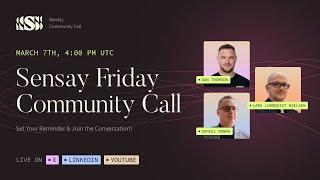 Sensay Friday Community Call - 7th March