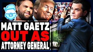 Matt Gaetz OUT As Trump Attorney General  After Hack &  Massive Establishment Blackmail!