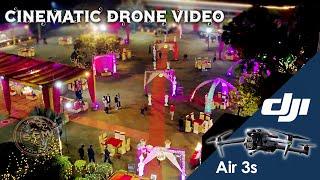 Indian Wedding Cinematic Drone Video [HD]: Paul Garden Rohtak Haryana - Dji Air 3s