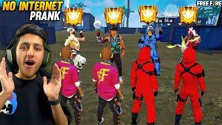 Crazy No Internet Prank With My Friends 100000 Diamond Challenge *Funny* - Garena Free Fire