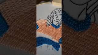 DIY hand embroidery #shorts #viral #shortsfeed #shortvideo #diy #embroidery #handmade #craft #bhoot