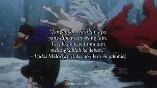 KATA-KATA BIJAK DARI IZUKU MIDORIYA TENTANG MELANGKAH KEDEPAN #quotesanime