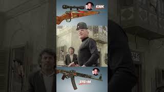 "Priest vs Nazi Sniper⁉️ who wins⁉️" - WWII Guns #ww2 #war #shorts #viral #EscapetoAthena