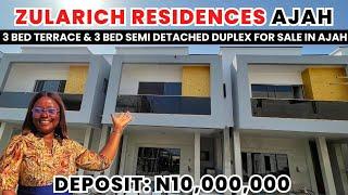 House for sale in Lekki Ajah | Zularich Residences Ajah | Terraces & Semi Detached Duplexes For Sale