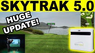 SKYTRAK Golf Simulator Software Update 5.0!  First Look & Review!