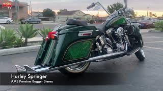 AMS Bagger Stereo Vlog 2021, motorcycle sound system, bagger stereo, harley davidson