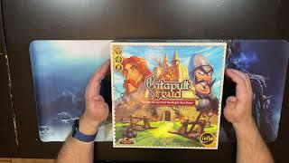 Catapult Feud Board Game Unboxing