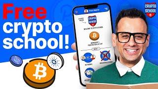 CRYPTO 101: LEARN ABOUT BITCOIN AND CRYPTO FREE AT CRYPTO SCHOOL!  (LIMITED TO 1000 PEOPLE!!)