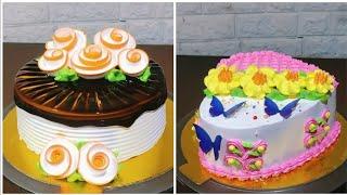 Easy cake decorating ideas | cake decoration video | beautiful miniature cake