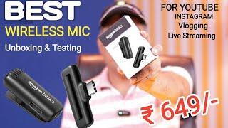 Amazon Basics Wireless Microphone Unboxing & Review | Amazon Basics Vs Grenaro Wireless Microphone