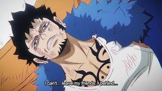 Bepo and Trafalgar Law Escape From Blackbeard | One Piece English Sub