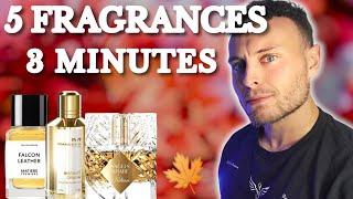 5 Niche Fragrances For Autumn/Fall in 3 Minutes | The Best Fall Fragrances