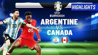 COPA AMERICA 2024 HIGHLIGHTS ARGENTINA VS CANADA