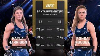 UFC 5 AI vs AI: Kayla Harrison vs Ronda Rousey - Ultimate Showdown