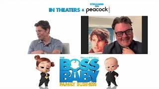 James Marsden Boss Baby Family Business in conversation with movie analyst Shane A.