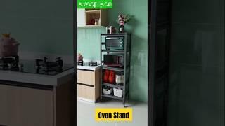 Space-Saving Kitchen Rack: Multi-Layer Microwave Oven Stand for Your Home #modernspacesavers #gadget