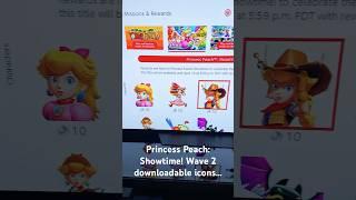 Princess Peach: Showtime Wave 2 downloadable icons, Switch Online - LIMITED TIME, MyNintendo