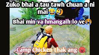 Zuko bhai a tau chuan Chicken  ni mai | Pubg Mizo Funny #163 | Bgmi
