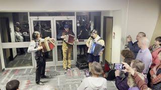 Lobby Accordion Jam - Alex Meixner, Lennie Blecha & Jameson Brettmann