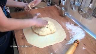 Слоёное тесто / How to make Puff pastry  English subtitles