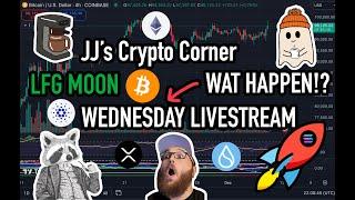 JJ's Crypto Corner - Wednesday Livestream - Bitcoin 100k Watch Party!? Altcoins reacting? Come Chill