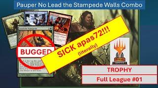 No Lead the Stampede Pauper Combo Walls Trophy!