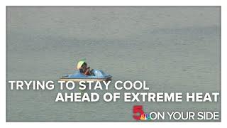 Trying to stay cool in Forest Park ahead of extreme heat in St. Louis this weekend
