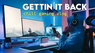 ️  gaming vlog | overcoming lethargy, chill days in my new setup